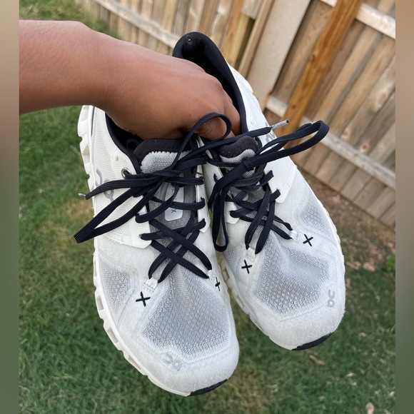 Size 9 - On Cloud X 3 White Black W Running Shoes - Picture 3 of 8